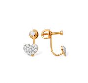 серьги пуссеты из золота