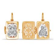 подвеска икона из золота