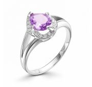 кольцо из серебра бренд Алькор