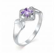 кольцо из серебра бренд Алькор