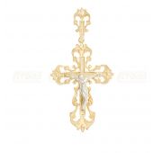 Подвеска крест из золота