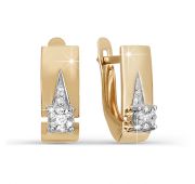 серьги с бриллиантами бренд Delta