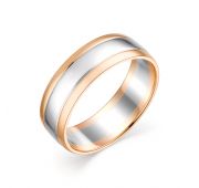 Кольцо обручальное с бриллиантами бренд Алькор