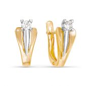 серьги с бриллиантами бренд Delta