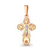 Подвеска крест из золота