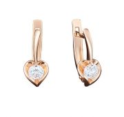 серьги из золота бренд Platina