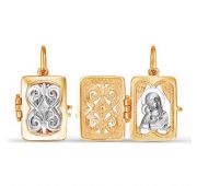 подвеска икона из золота