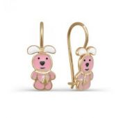 Серьги детские из золота