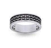 Кольцо обручальное с бриллиантами