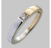 кольцо обручальное с бриллиантами