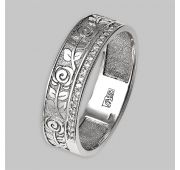 кольцо обручальное с бриллиантами