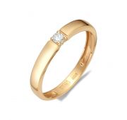 Кольцо обручальное с бриллиантами