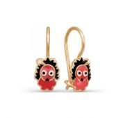Серьги детские из золота