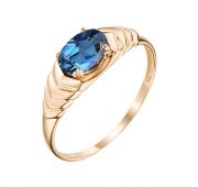 кольцо с лондон топазом