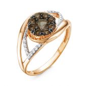 кольцо из золота с раух топазом