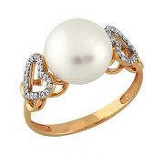 кольцо с жемчугом