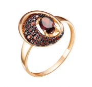 кольцо из золота с гранатом