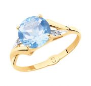 715483топ Кольцо с топазом (Au 585)