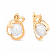 серьги с жемчугом бренд De Fleur