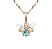 3098-00-201-11-57 Подвеска из золота с топазом бренд Platina (Au 585)