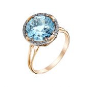 кольцо из золота с топазом