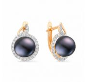 серьги с жемчугом бренд De Fleur