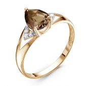 Кольцо с раух топазом