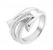 И1-492-23-01 Кольцо из серебра с фианитами (Серебро)