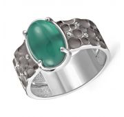 11-189-1989 Кольцо с агатом бренд Kabarovsky (Серебро)