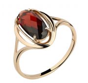 кольцо из золота с гранатом