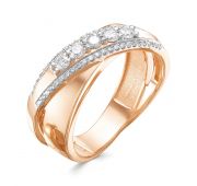 3173-110 Кольцо с бриллиантом бренд Brilliant Style (Au 585)