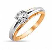 01-115166 Кольцо с фианитом бренд Sanis (Au 585)