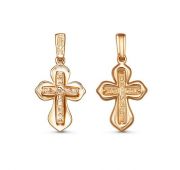 080902 Подвеска крест бренд Delta (Au 585)