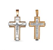 080925 Подвеска крест бренд Delta (Au 585)