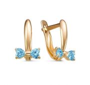 128085 Серьги детские бренд Delta (Au 585)