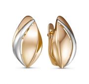 221502 Серьги без вставок бренд Delta (Au 585)