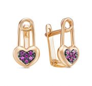 серьги детские бренд Delta