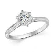 к210256 Кольцо помолвочное (Серебро)