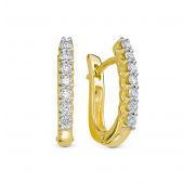 206-2300 Серьги с бриллиантами бренд Лето (Au 585)