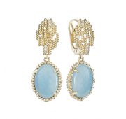 0202.2539.23 Серьги бренд Natasha Libelle (Au 585)