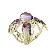 0102.2677.01 Кольцо бренд Natasha Libelle (Au 585)