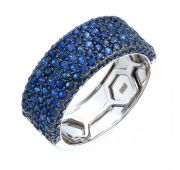 R1069-1006 5,47 Кольцо с сапфиром из белого золота (Золото)