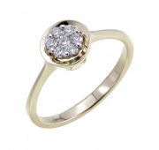 кольцо с бриллиантом