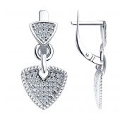 94023847 Серьги из серебра (Серебро)