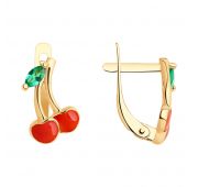 026518 Серьги детские (Au 585)