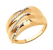 018731 Кольцо без вставок (Au 585)