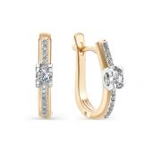Серьги с бриллиантами бренд Brilliant Style