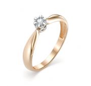 3095-110 1,8 Кольцо помолвочное с бриллиантом бренд Brilliant Style (Au 585)