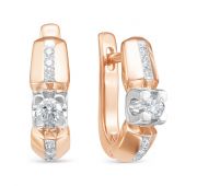 Серьги с бриллиантами бренд Brilliant Style