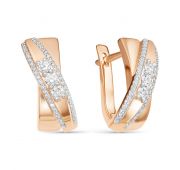 Серьги с бриллиантами бренд Brilliant Style